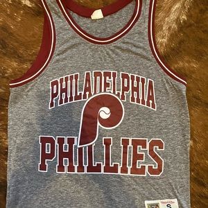 Mitchell & Ness Phillies tank top. Great condition . Size medium